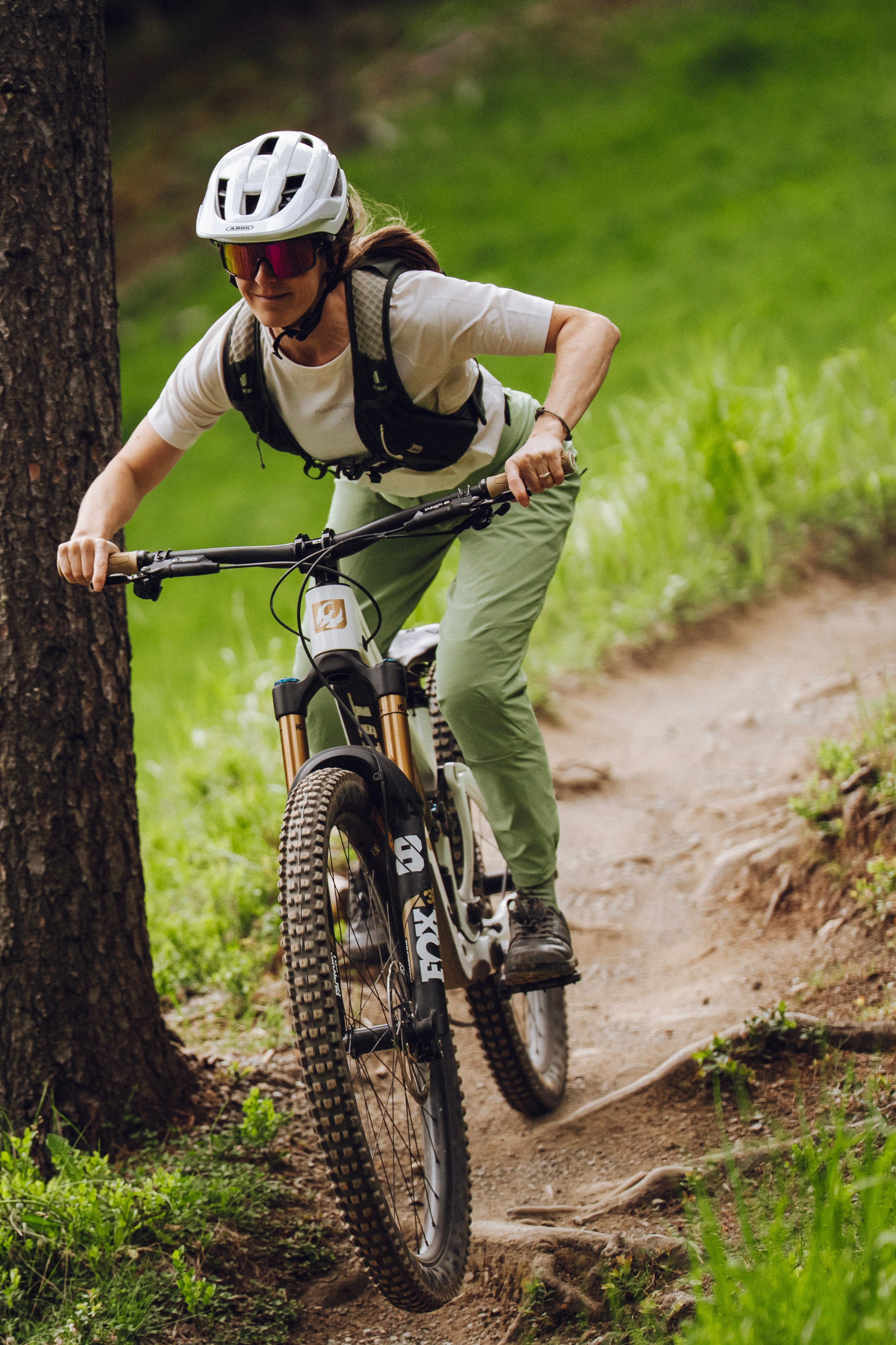 RaphRoxs Women's MTB Pants – perfekte Passform, 4-Way-Stretch, wasserabweisend