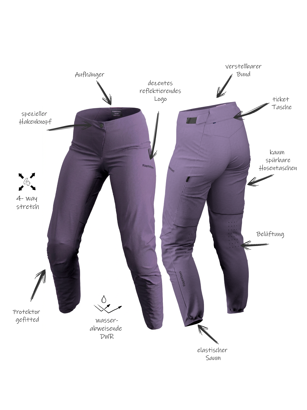 RaphRoxs Women’s MTB Pants