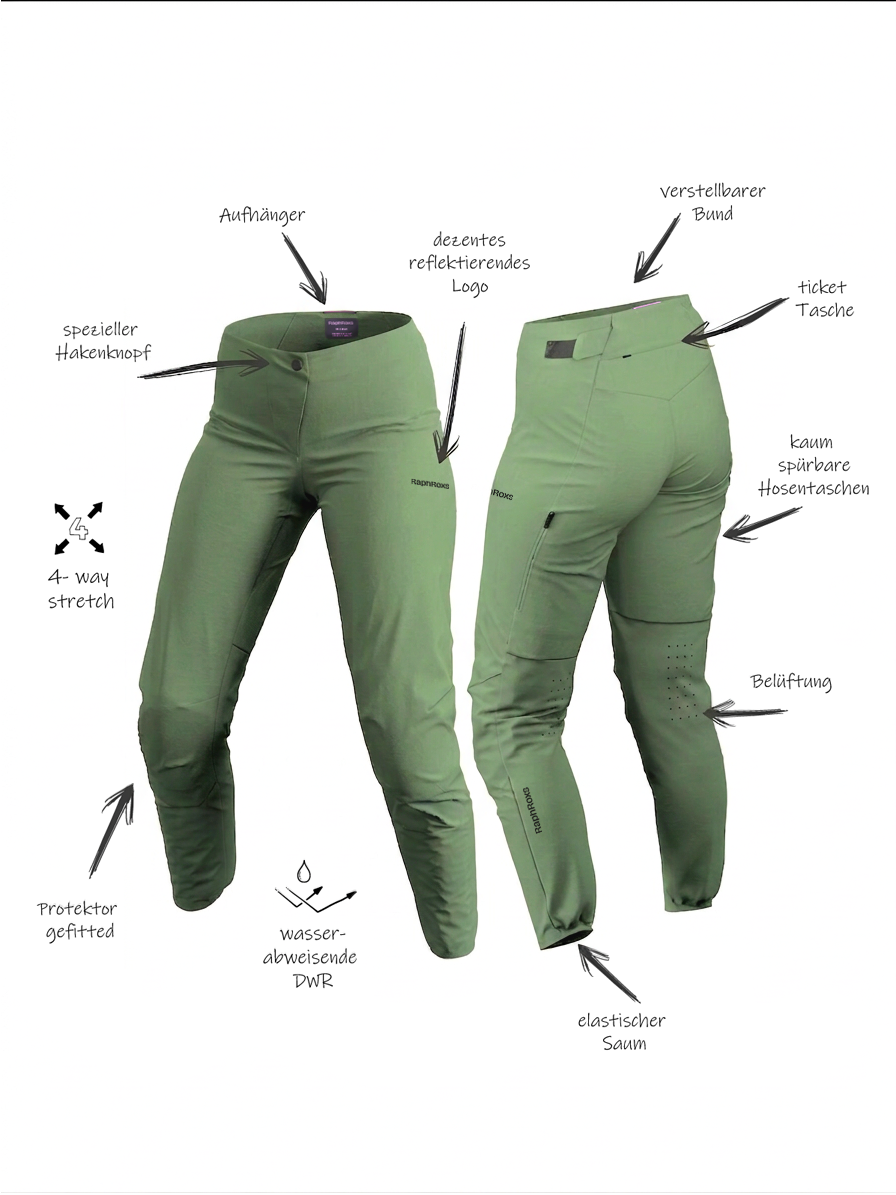 RaphRoxs Women's MTB Pants